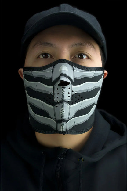 ZAN HEADGEAR Neoprene Halvmask Bonebreath Glow bild 3 PMMEDIA:7ef062f661bd2a46