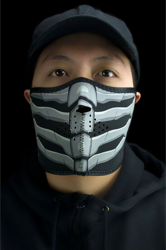 ZAN HEADGEAR Neoprene Halvmask Bonebreath Glow bild 3 PMMEDIA:7ef062f661bd2a46