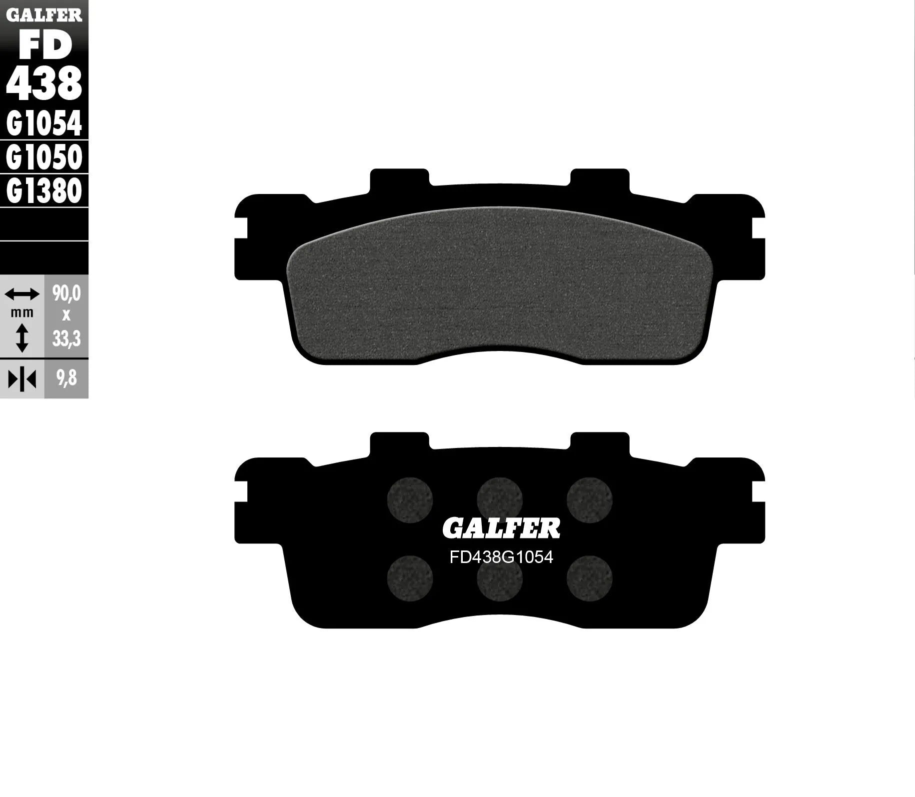 GALFER Semi-Metallic Bromsbelägg bild 1 PMMEDIA:ad9d06313bcf9333
