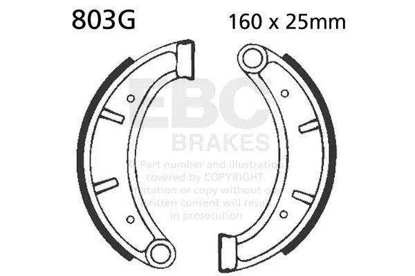 Ebc "G" Grooved Brake Bromsbackar bild 5 PMMEDIA:846cb9449e8e98a8
