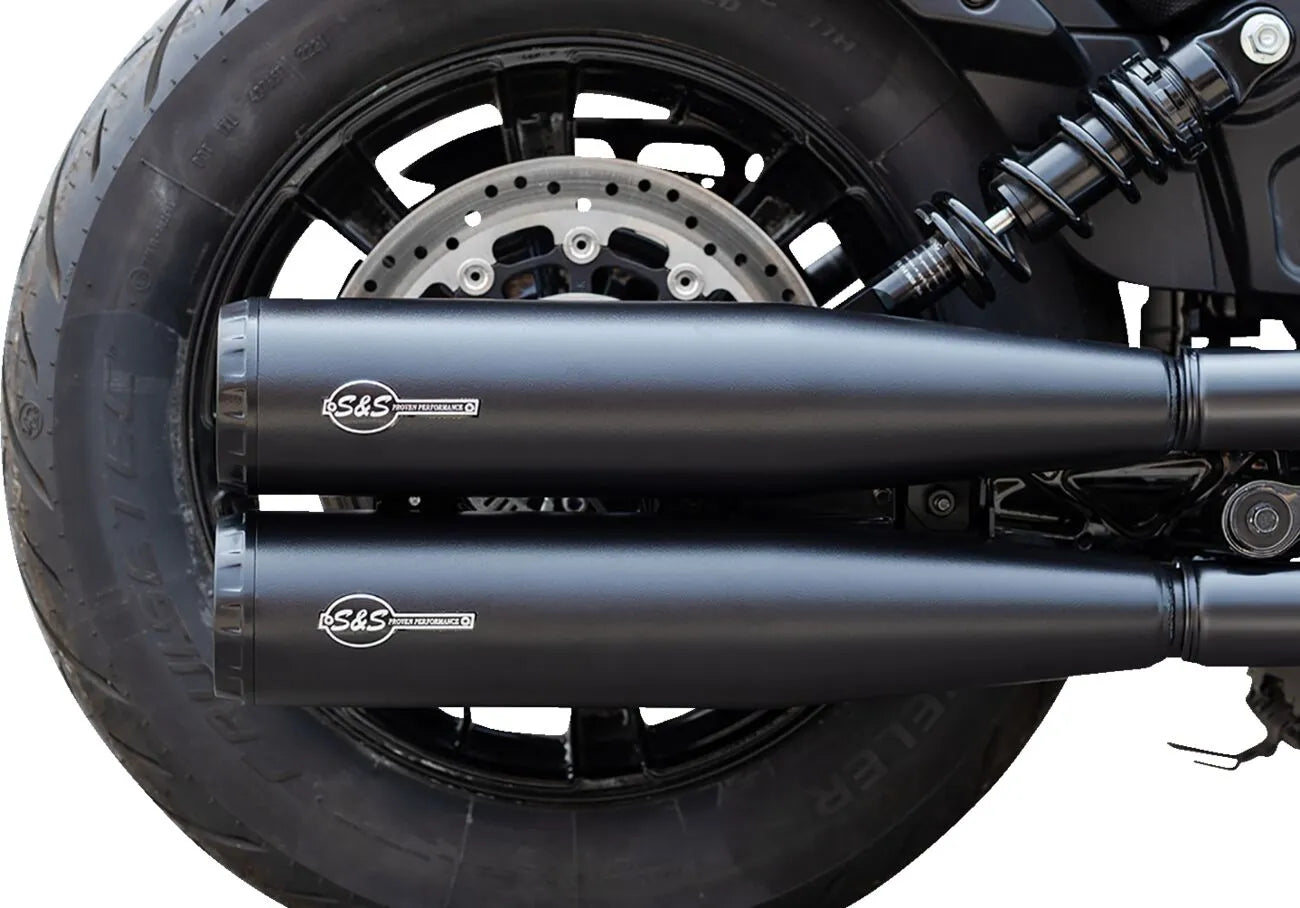 S S Cycle Grand National Slip-On Mufflers Ljuddämpare Street bild 5 PMMEDIA:d906ad55c971973d