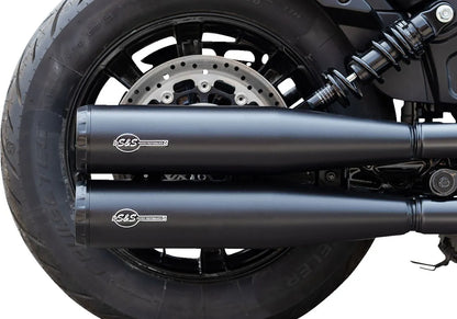 S S Cycle Grand National Slip-On Mufflers Ljuddämpare Street bild 5 PMMEDIA:d906ad55c971973d