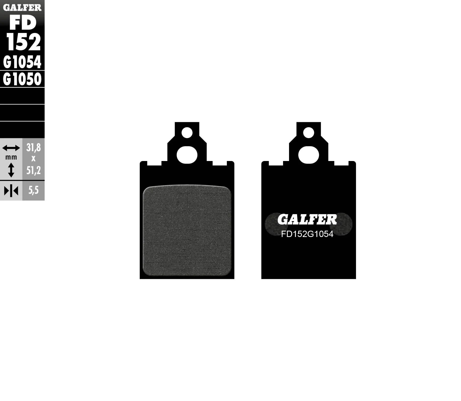 GALFER Semi-Metallic Bromsbelägg bild 1 PMMEDIA:6cf89f84b4bed91c