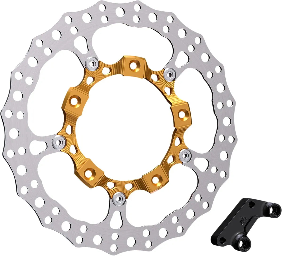 Arlen Ness Big Brake 14" Full Floating Brake Rotor Kit Bromsskivor street bild 5 PMMEDIA:a4b93282bbb46999