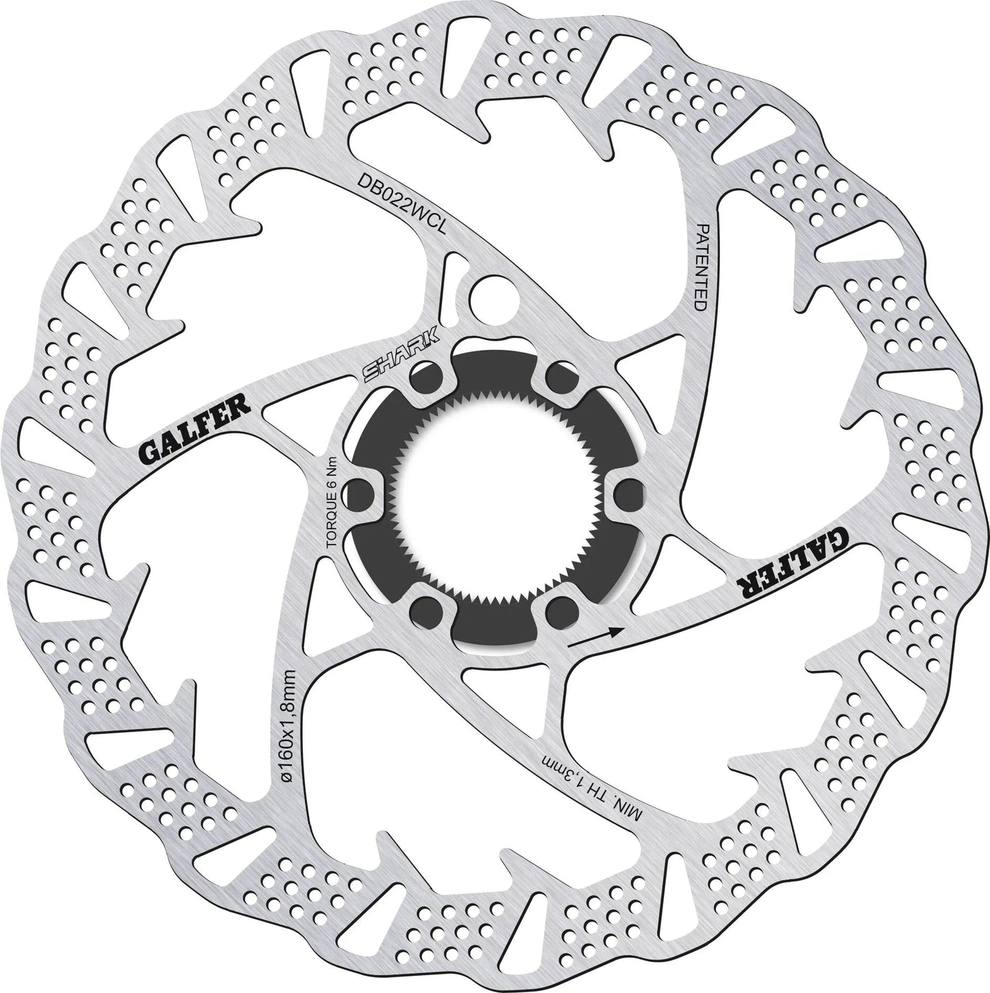 Galfer Fixed Disc Shark® Center-Lock Bromsskivor offroad bild 2 PMMEDIA:59895e13c543faa7