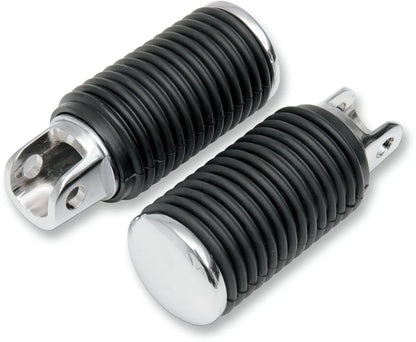 Drag Specialties Chrome Foot Pegs with Rubber Sleeves Highway bars & fotpinnar bild 2 PMMEDIA:cc19fe5b11ad8d88