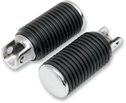 Drag Specialties Chrome Foot Pegs with Rubber Sleeves Highway bars & fotpinnar bild 2 PMMEDIA:cc19fe5b11ad8d88