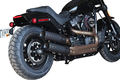 S&S CYCLE Grand National Slip-On Ljuddämpare M8 Fat Bob Svart bild 3 PMMEDIA:ef6ce12d60131427