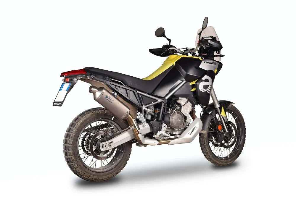 SPARK DAKAR Slip-On Ljuddämpare Titanium för Aprilia Tuareg bild 2 PMMEDIA:077c533e44458a40