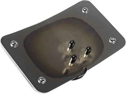 CYCLE VISIONS LED-upplyst nummerplåtsram med 3 hål krom bild 4 PMMEDIA:0cbdbaa8457b1607