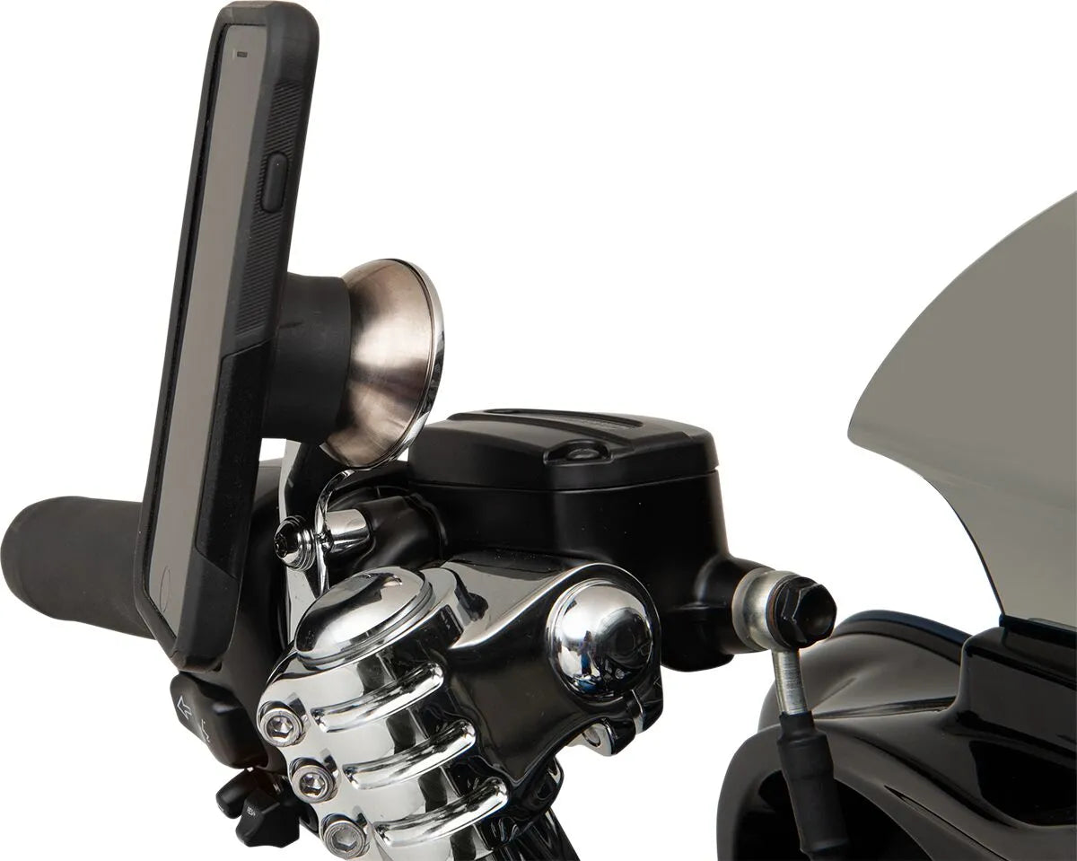 KLOCK WERKS iOmounts™ Telefonhållare Chrome Vänster Styre bild 3 PMMEDIA:4efb3f89e9e1441d
