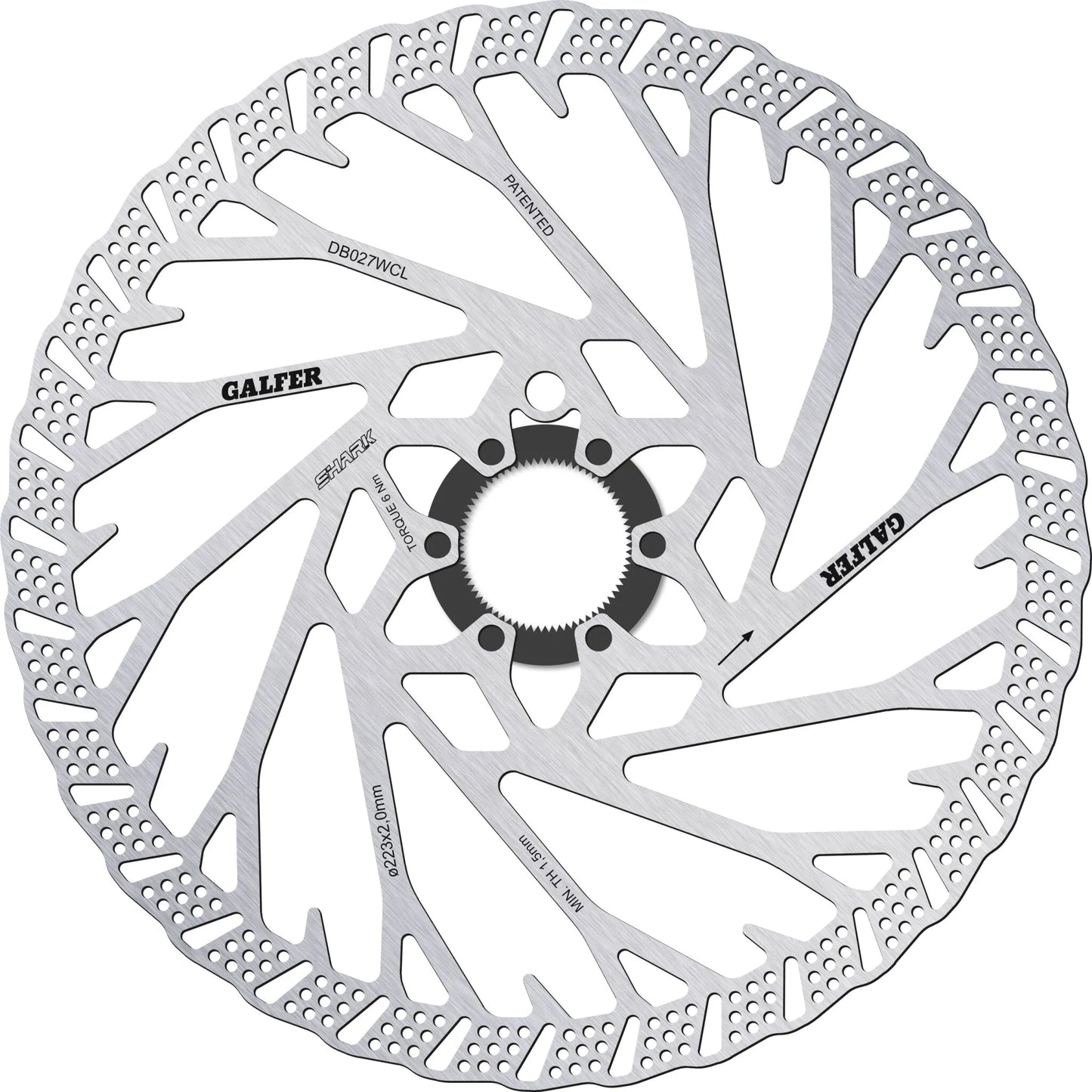 Galfer Fixed Disc Shark® Center-Lock Bromsskivor offroad bild 3 PMMEDIA:76728b27e22afbf8