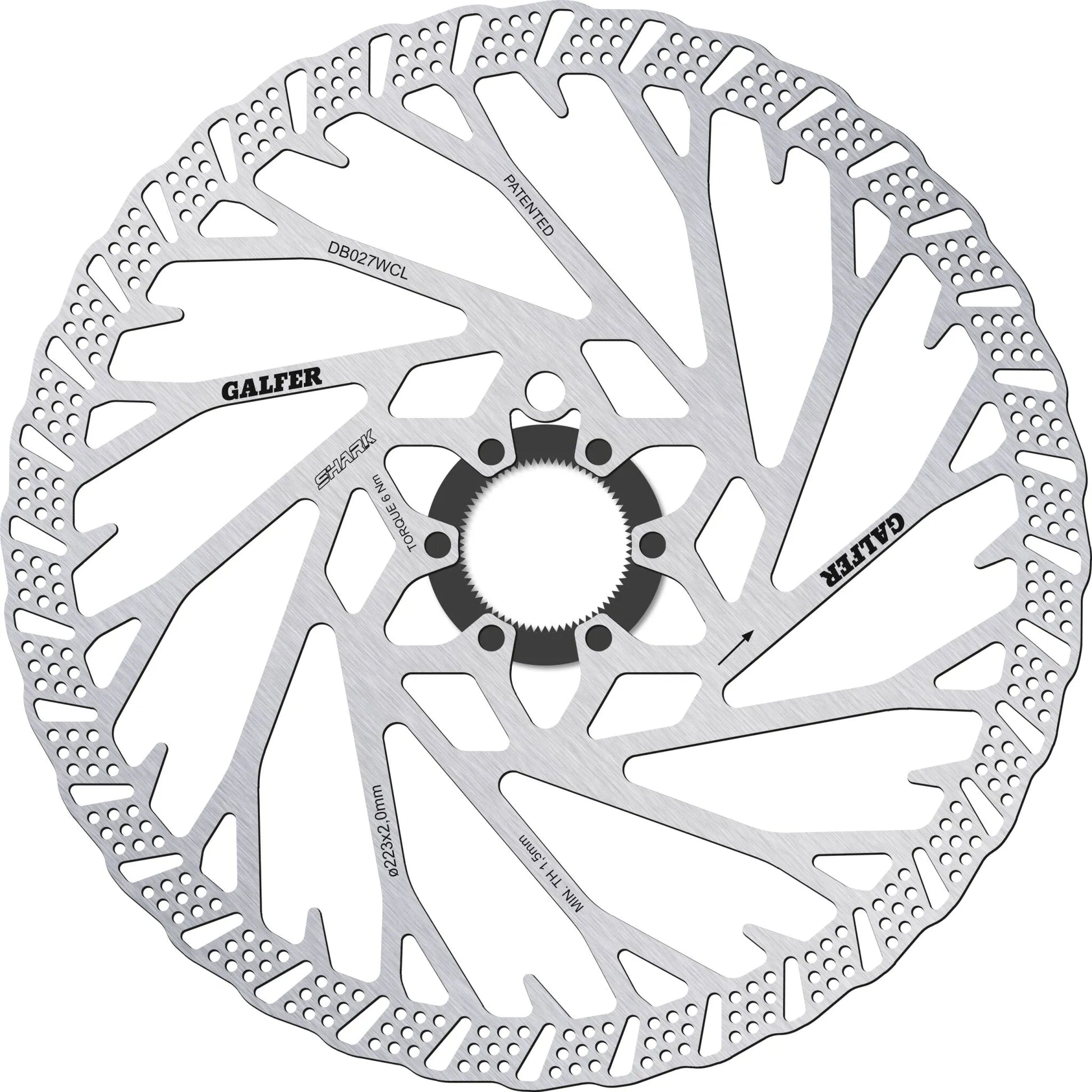 Galfer Fixed Disc Shark® Center-Lock Bromsskivor offroad bild 3 PMMEDIA:76728b27e22afbf8