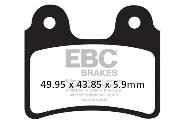 Ebc TT Sport Carbon Fusion Brake Pads Bromsbelägg organisk bild 1 PMMEDIA:240237d9c2e847a7