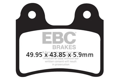 Ebc TT Sport Carbon Fusion Brake Pads Bromsbelägg organisk bild 1 PMMEDIA:240237d9c2e847a7