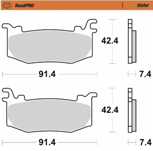 MOTO-MASTER Fram Bromsbelägg Sintered Metal bild 1 PMMEDIA:6845271a19902a5d