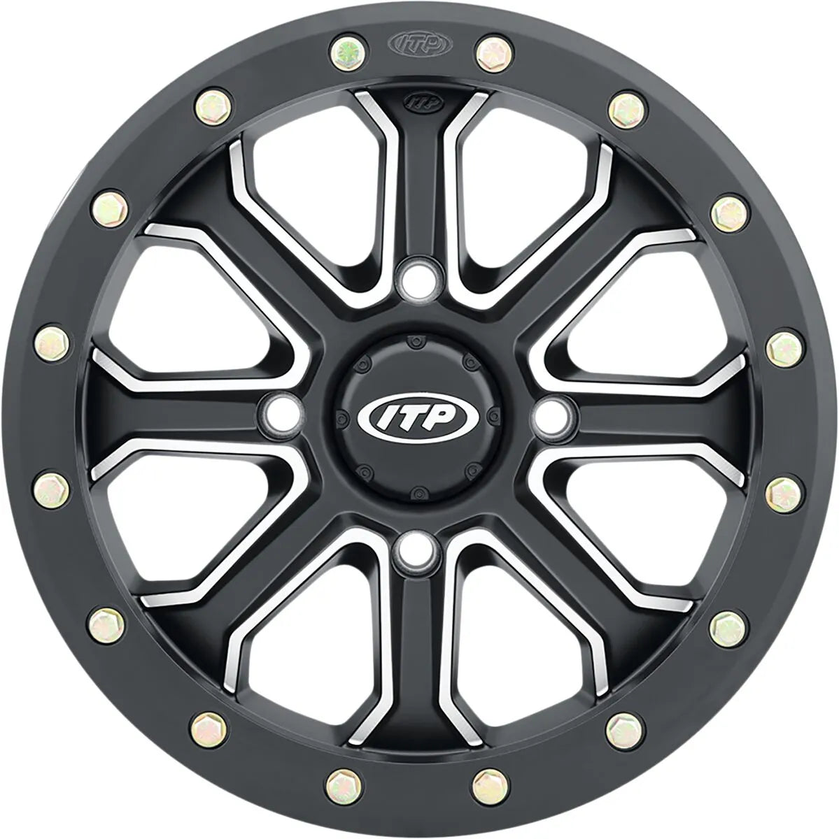 ITP Inertia hjul 14x7 4/136 5+2 ET +30MM matt svart bild 4 PMMEDIA:9c131175553fbeea