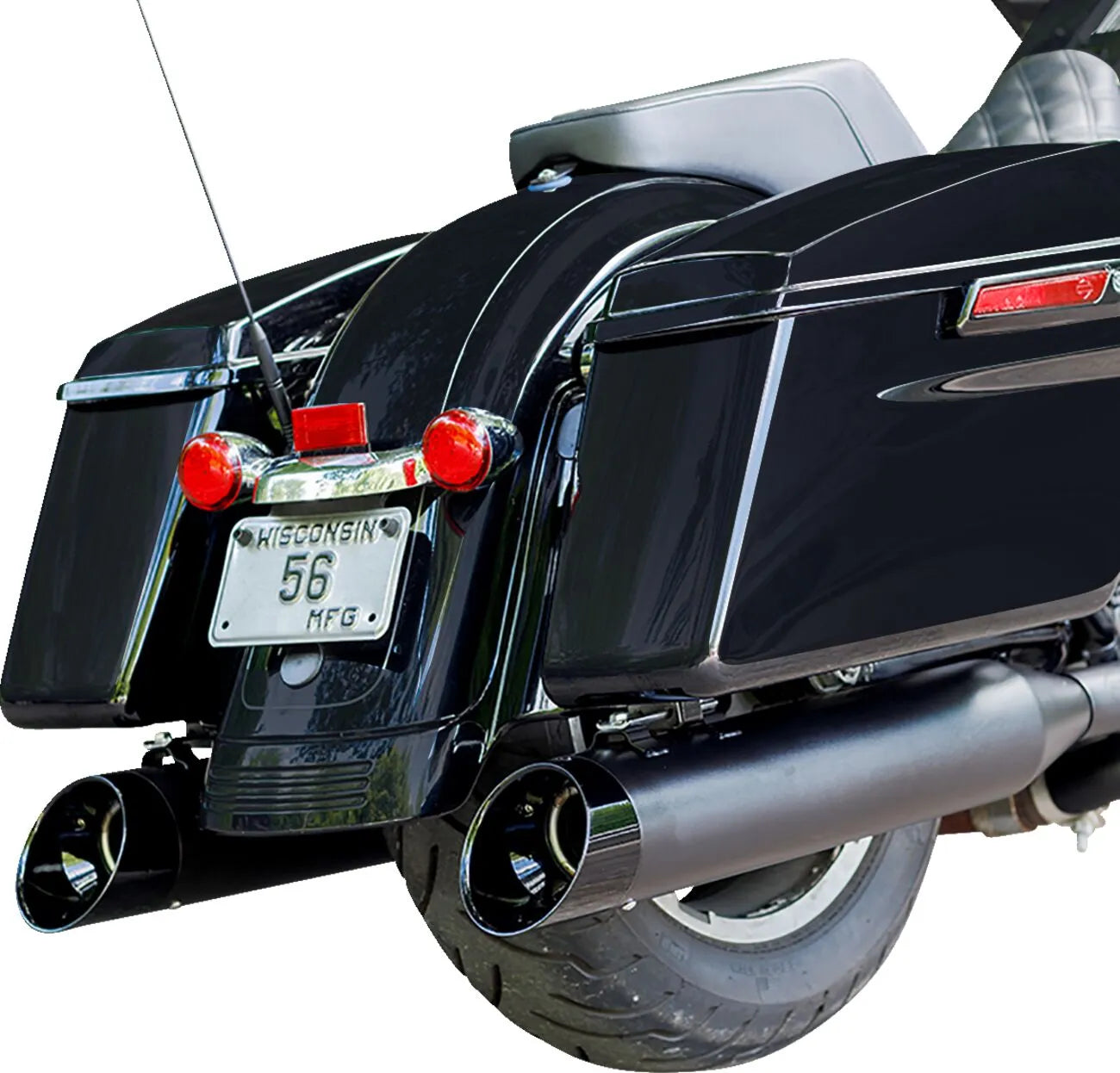 S S Cycle 4-1/2" MK45 Cutlass Performance Mufflers Ljuddämpare Harley bild 6 PMMEDIA:64cd153a7f01b5c7
