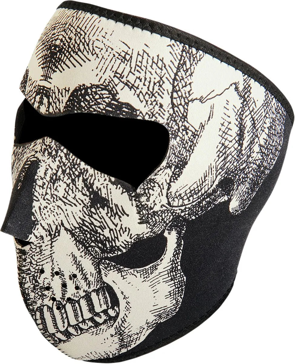 ZAN HEADGEAR Neopren Full Face Mask med Skull Design bild 1 PMMEDIA:dd75eb993f4ce707