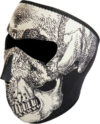 ZAN HEADGEAR Neopren Full Face Mask med Skull Design bild 1 PMMEDIA:dd75eb993f4ce707