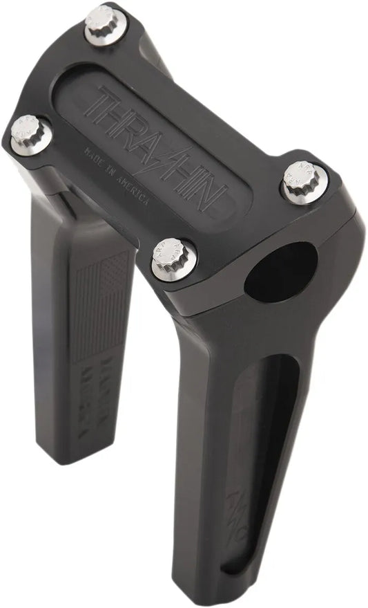 THRASHIN SUPPLY CO. Handlebar Risers 6" Raka Svarta bild 1 PMMEDIA:68e9b56ec6a72c25
