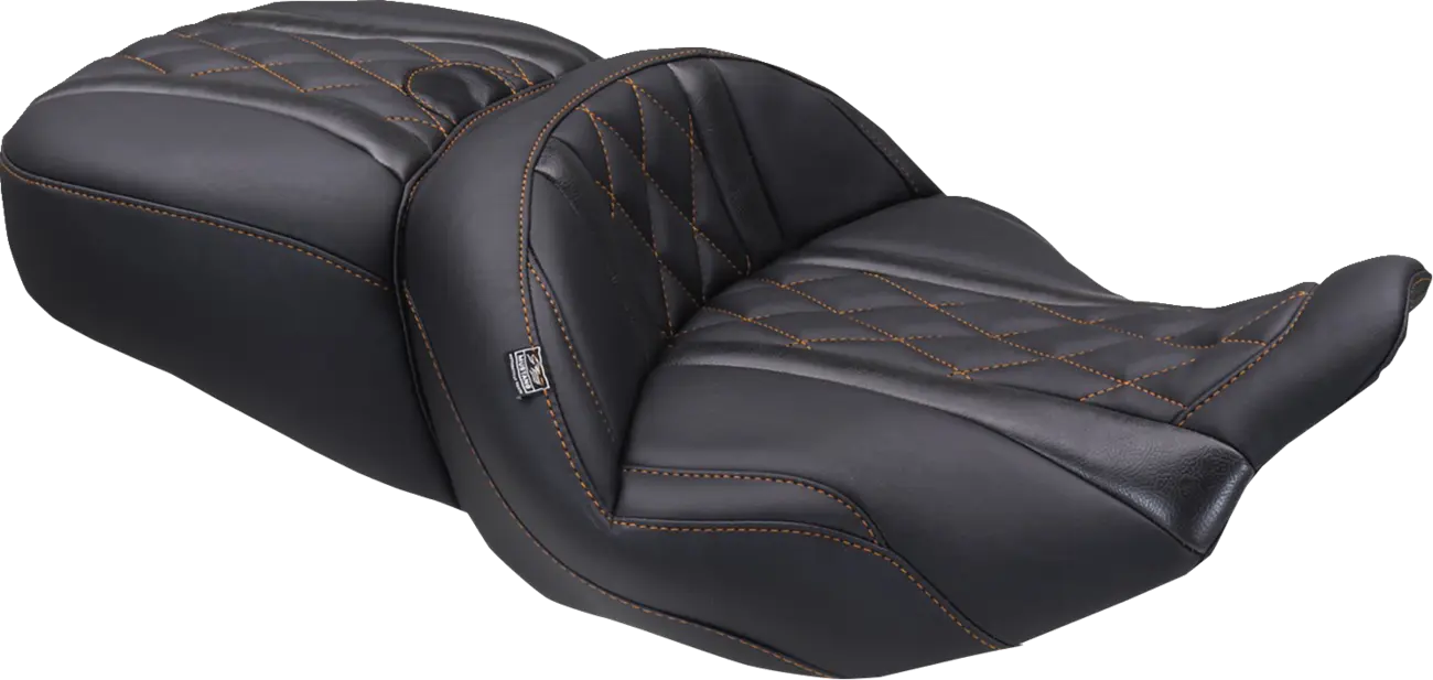Mustang Deluxe Touring Seat Sadlar Harley Touring bild 3 PMMEDIA:af2d0e5ff85bc616