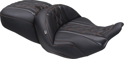 Mustang Deluxe Touring Seat Sadlar Harley Touring bild 3 PMMEDIA:af2d0e5ff85bc616
