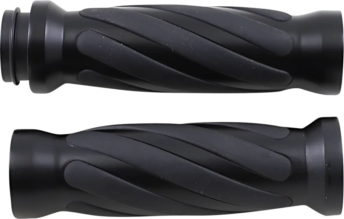DRAG SPECIALTIES Twisted Grepp i Svart bild 1 PMMEDIA:f4a04a07dbb7301c