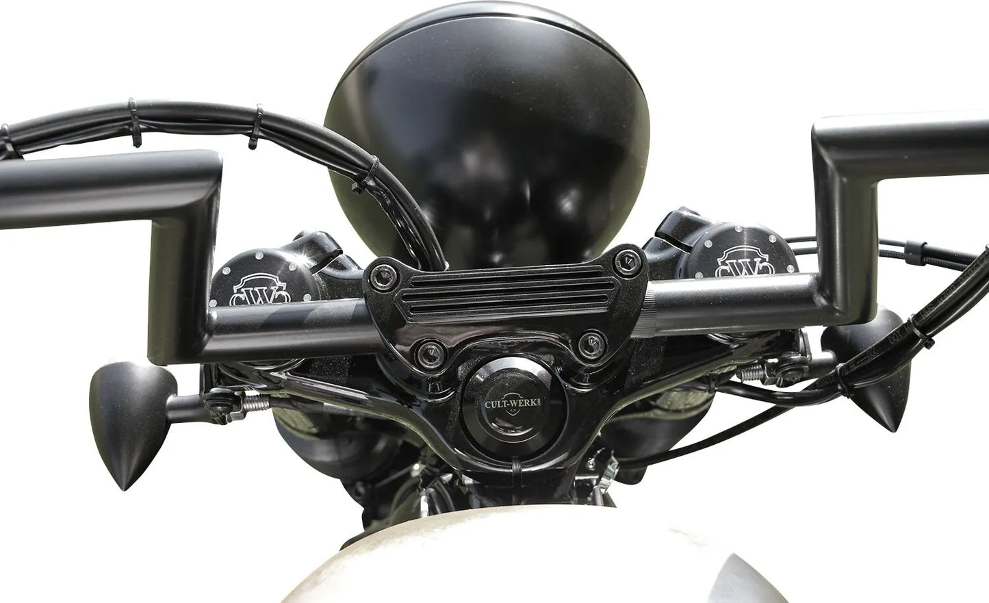 CULT WERK Riser Top Clamp för Harley Sportster bild 2 PMMEDIA:fbae7425365e717e