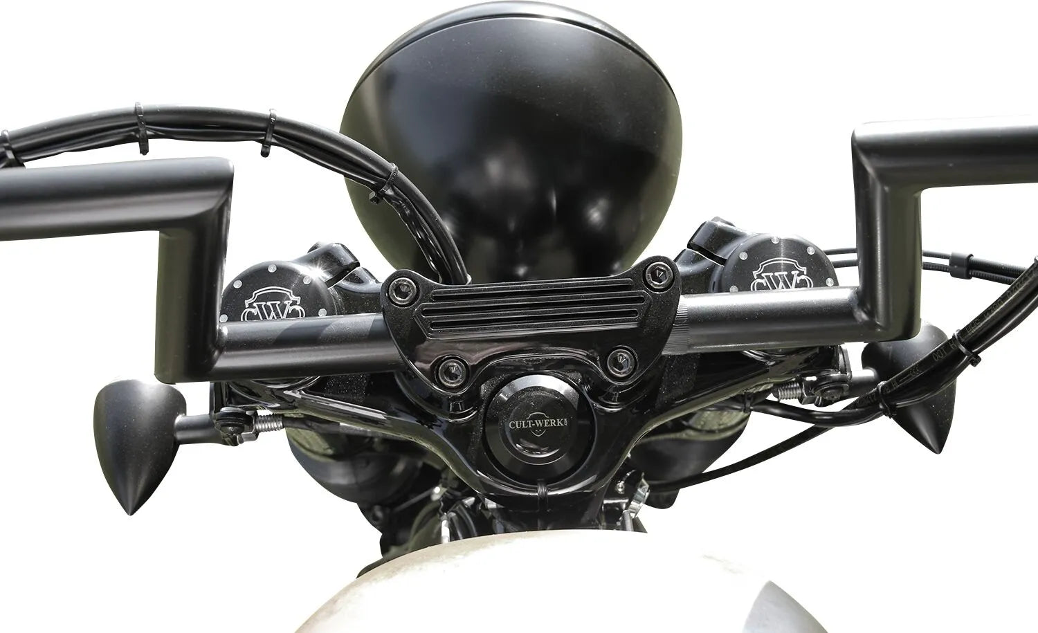 CULT WERK Riser Top Clamp för Harley Sportster bild 2 PMMEDIA:fbae7425365e717e