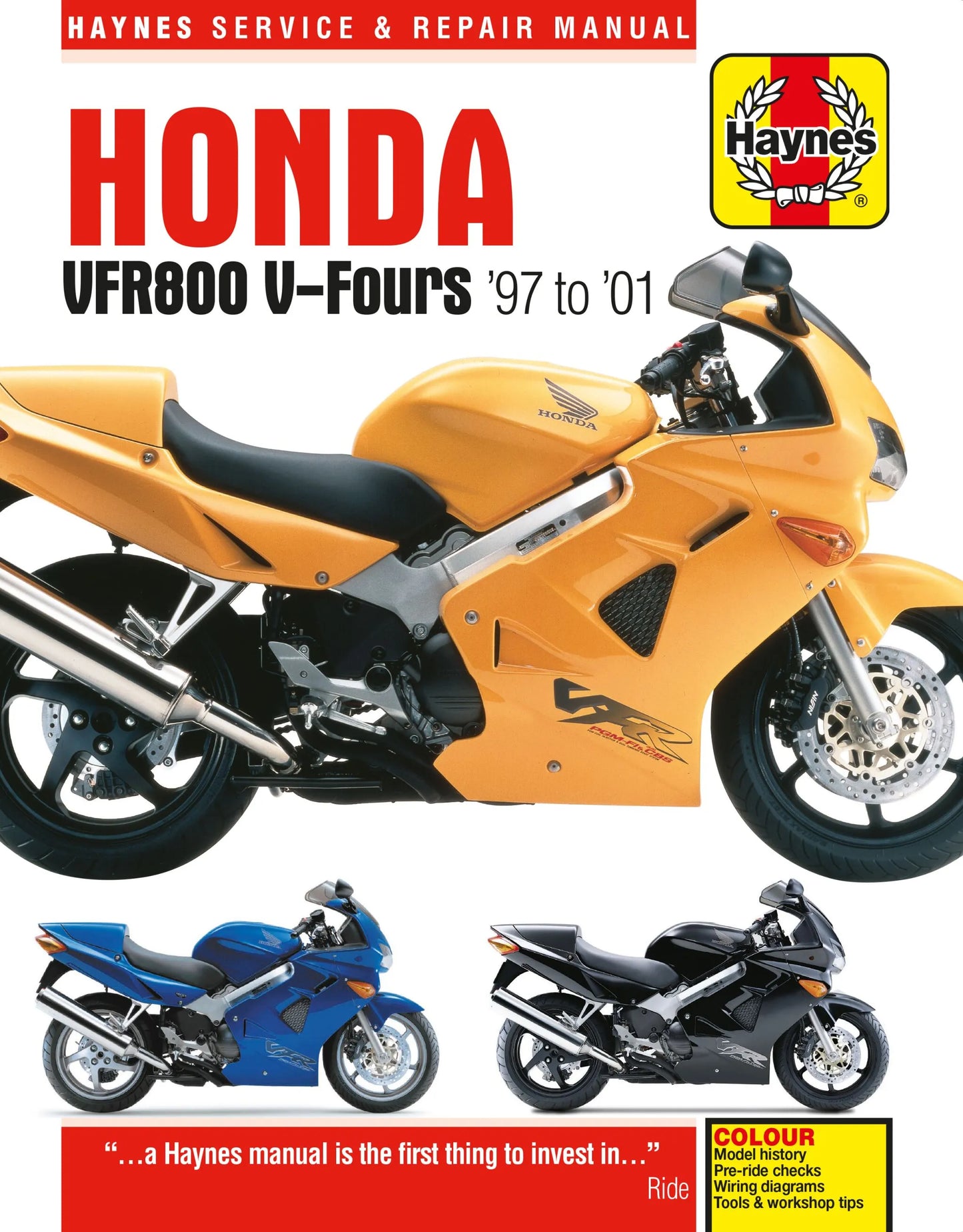 HAYNES Service Manual Honda VFR800 (97-0) bild 1 PMMEDIA:ff3951fcf210692c