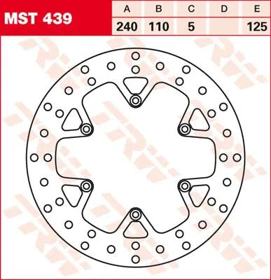 Trw Round Fixed Brake Rotor 220-250mm Bromsskivor offroad bild 2 PMMEDIA:6dbc78bd97929bdb