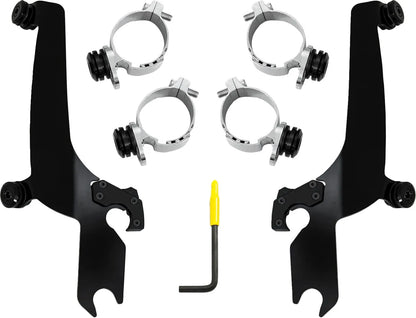 Memphis Shades Metric No-Tool Trigger-Lock Mount Kit for Sportshield Fästdelar & kit för vindrutor bild 8 PMMEDIA:44d94879f9dd84be