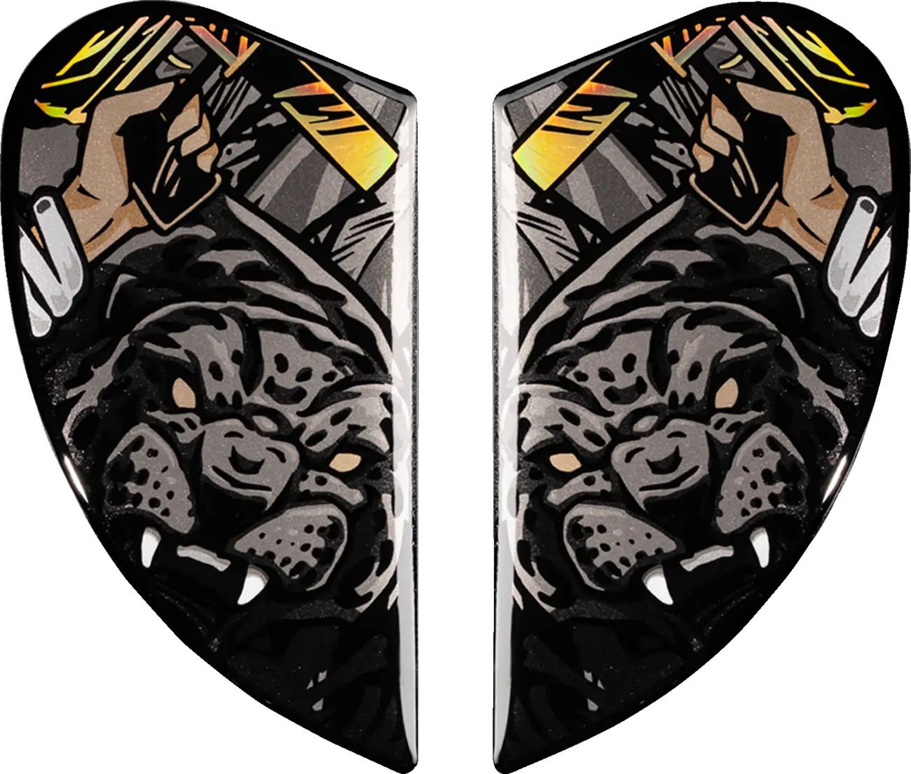 ICON Airframe Pro Sidoplattor Aztec Nine Gold bild 1 PMMEDIA:8fe60ce928eef077