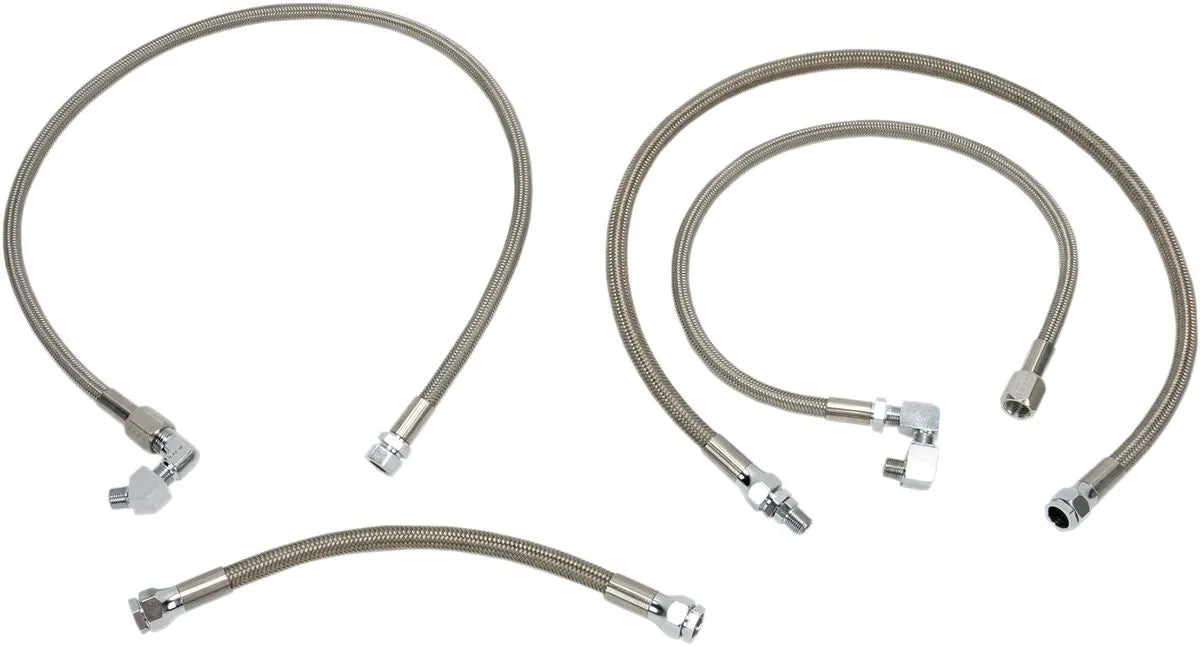 Drag Specialties Stainless Steel Braided Oil Line Kit Oljelinor bild 8 PMMEDIA:e10de9289edc106f