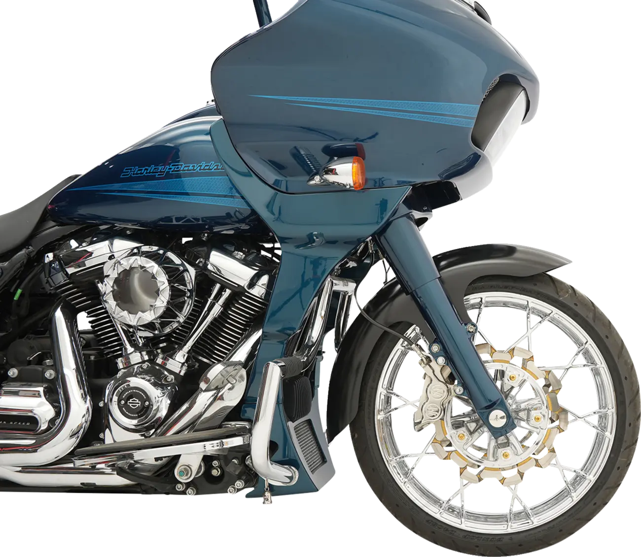 Klock Werks Tire Hugger Front Fender for Dresser Harley bild 7 PMMEDIA:adf1f98fc4a78396