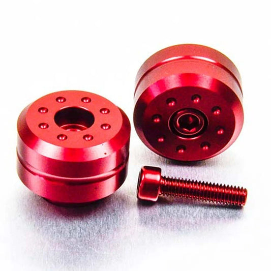 PRO BOLT Aluminium Bar Ends 35mm Röd bild 1 PMMEDIA:3a6ac07c7bbe0680