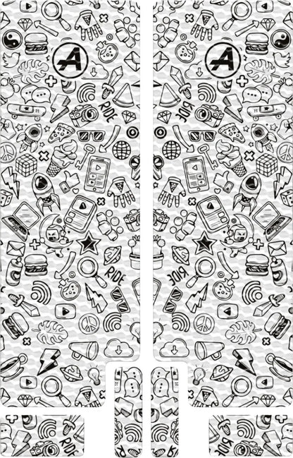ALGIS Fork Decal Textured BK Icon bild 1 PMMEDIA:3fbf8ac7ffdb1a1b
