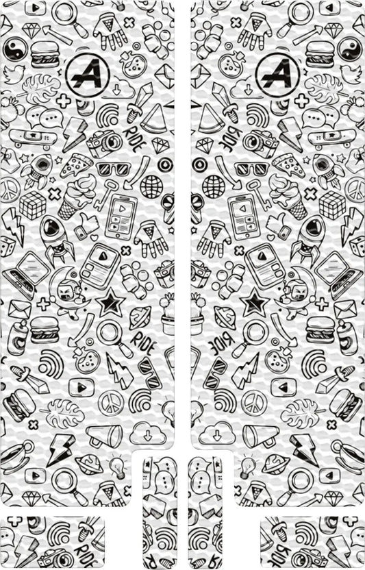 ALGIS Fork Decal Textured BK Icon bild 1 PMMEDIA:3fbf8ac7ffdb1a1b