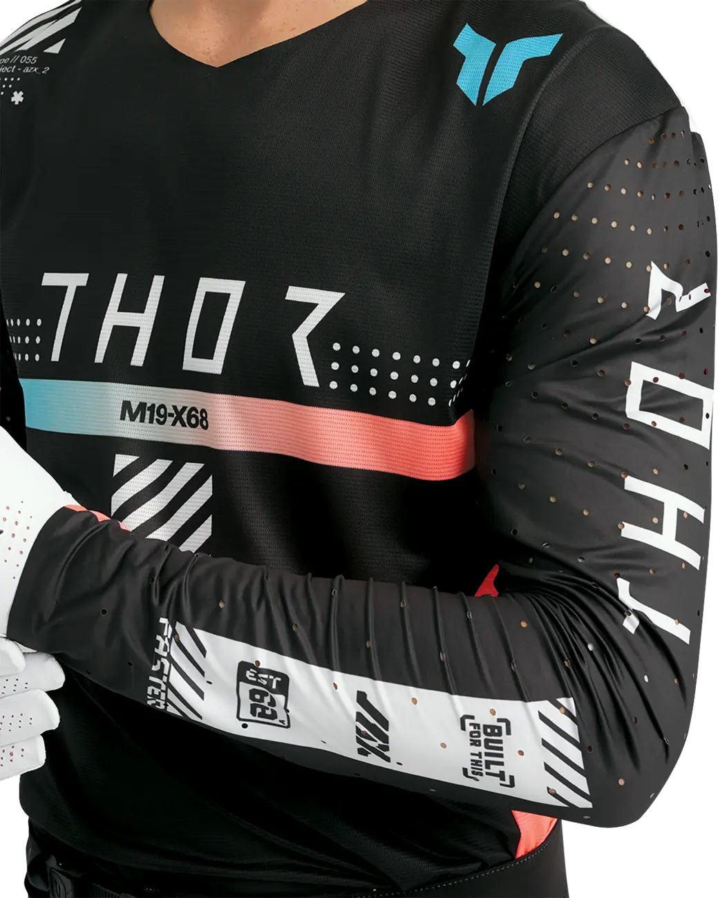 THOR Sportmode Synth Jersey Svart L bild 7 PMMEDIA:2d789745040a1f5d
