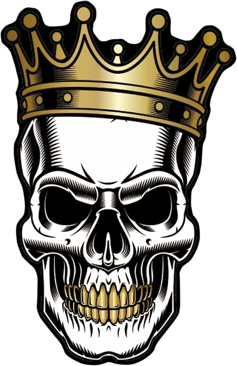 ONEDESIGN Flat Label UV-skyddad Skull Dekal bild 1 PMMEDIA:8b6679e10f944b3e