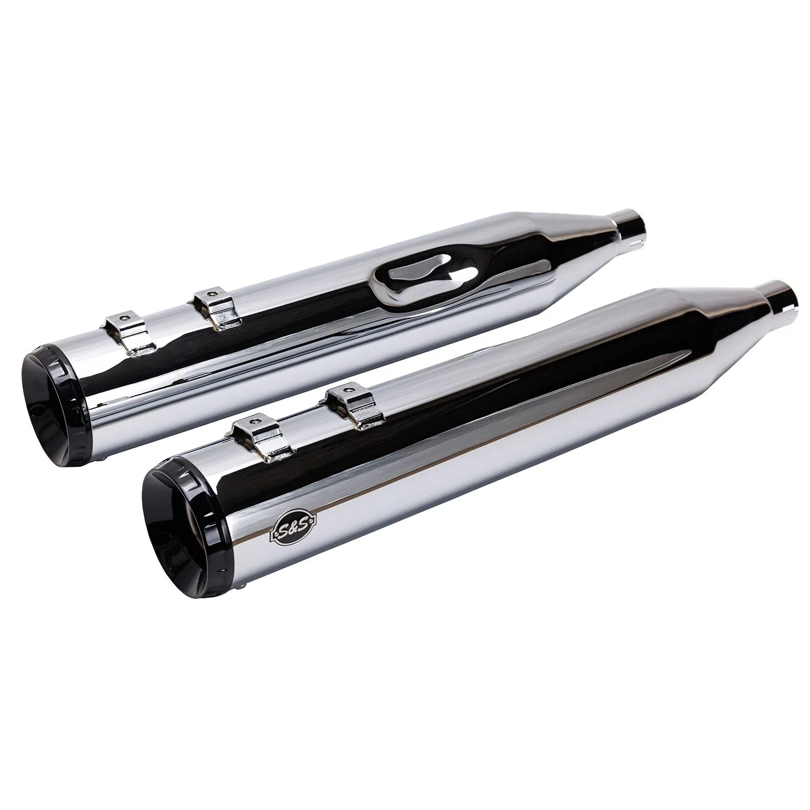 S S Cycle 4-1/2" GNX Slip-On Mufflers Ljuddämpare Harley bild 9 PMMEDIA:1750ab3edf7d079b