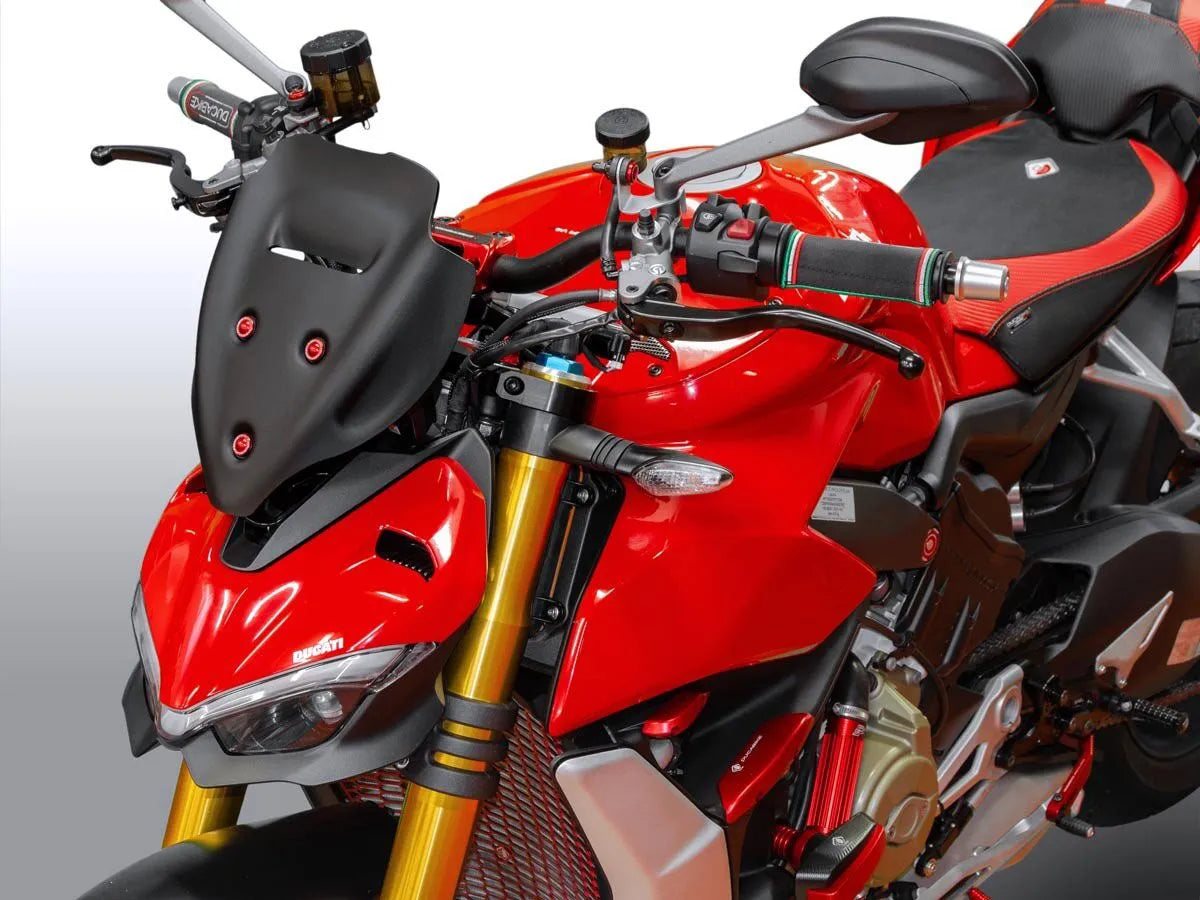 WRS Windscreen Sport Plus Streetfighter V4 Matt Black bild 5 PMMEDIA:6ffd7b892bc4a265