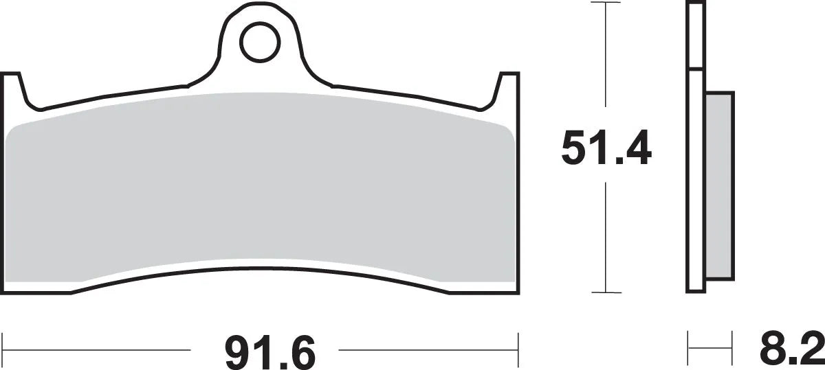 SBS Sinterade Bromsbelägg för Harley/Buell Fram bild 3 PMMEDIA:bcb7c2920df27900