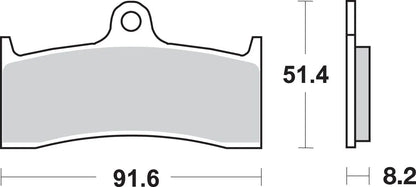 SBS Sinterade Bromsbelägg för Harley/Buell Fram bild 3 PMMEDIA:bcb7c2920df27900