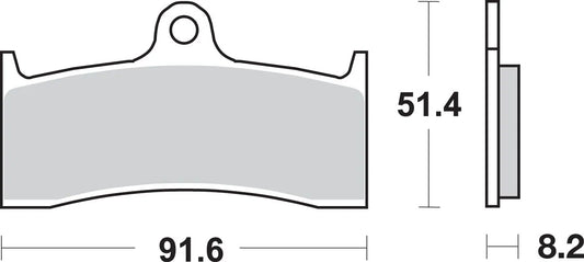 SBS Sinterade Bromsbelägg för Harley/Buell Fram bild 3 PMMEDIA:bcb7c2920df27900