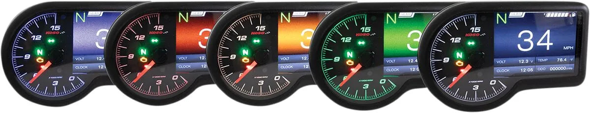 KOSO NORTH AMERICA RX-3 TFT Multifunktionsmätare bild 3 PMMEDIA:bfaf4a1b1a72b579