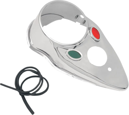 Drag Specialties Cat Eye Dash Cover Instrumentpaneler bild 2 PMMEDIA:4c485d486a4774a4