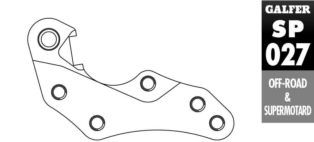 Galfer Brake Caliper Relocation Bracket Bromskonverteringskit bild 3 PMMEDIA:0594c46dbb06eea8