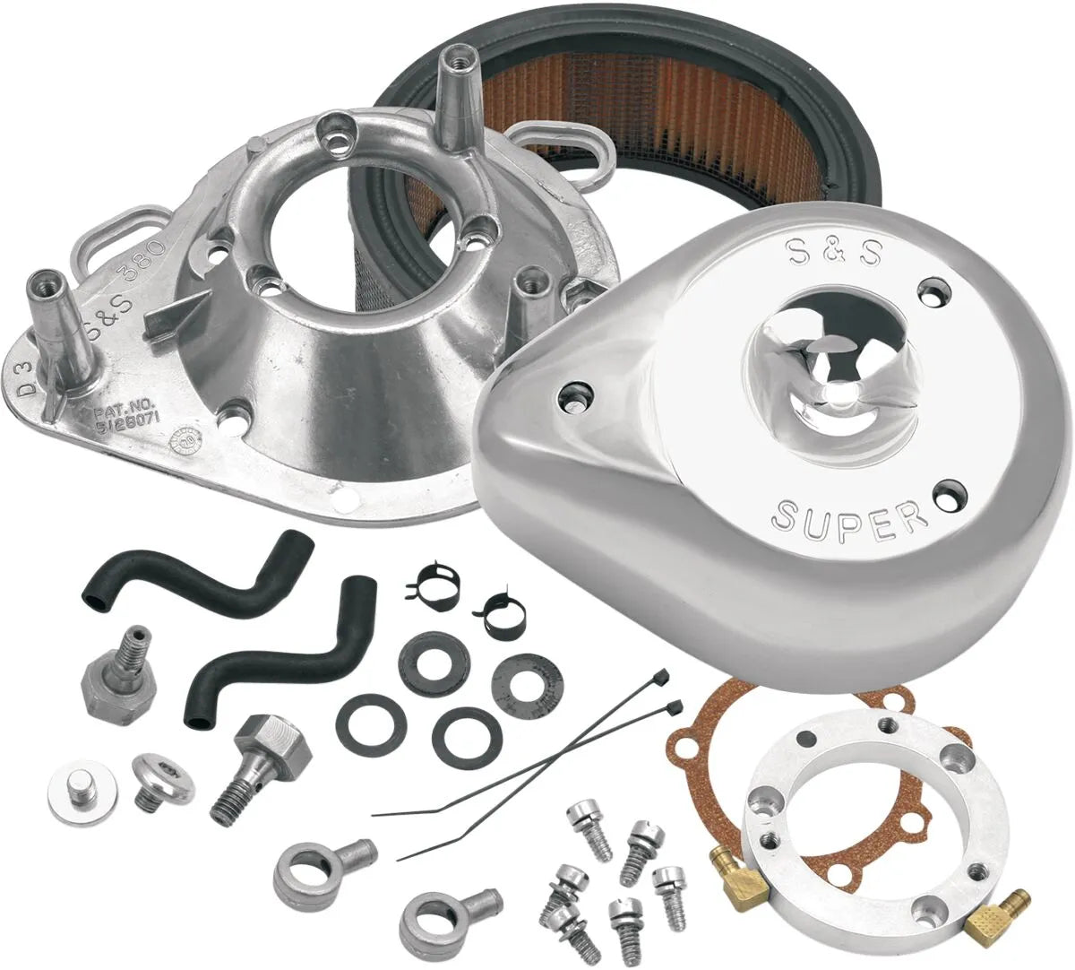 S&S CYCLE Teardrop Luftfilter Kit 93-09 BT bild 1 PMMEDIA:18478990725bf9bd